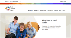 Desktop Screenshot of bonaccordcare.org