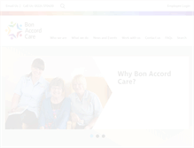 Tablet Screenshot of bonaccordcare.org